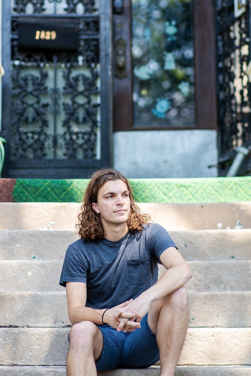 Loyola University Chicago alumnus Paul Campion at the Catholic Worker House in the North Lawndale neighborhood, July 1, 2022. (Photo: Lukas Keapproth)