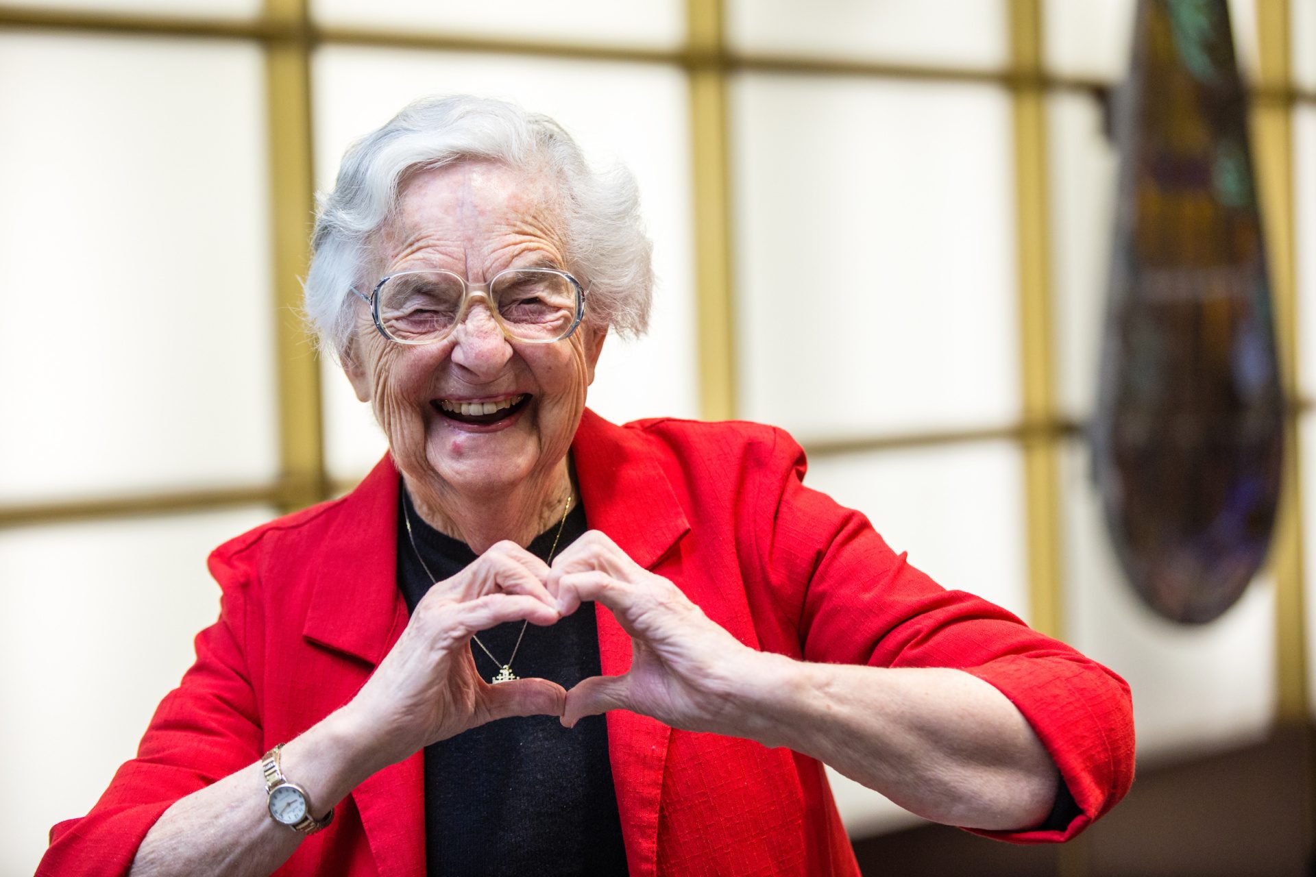 Sr. Jean Valentine’s Day Heart