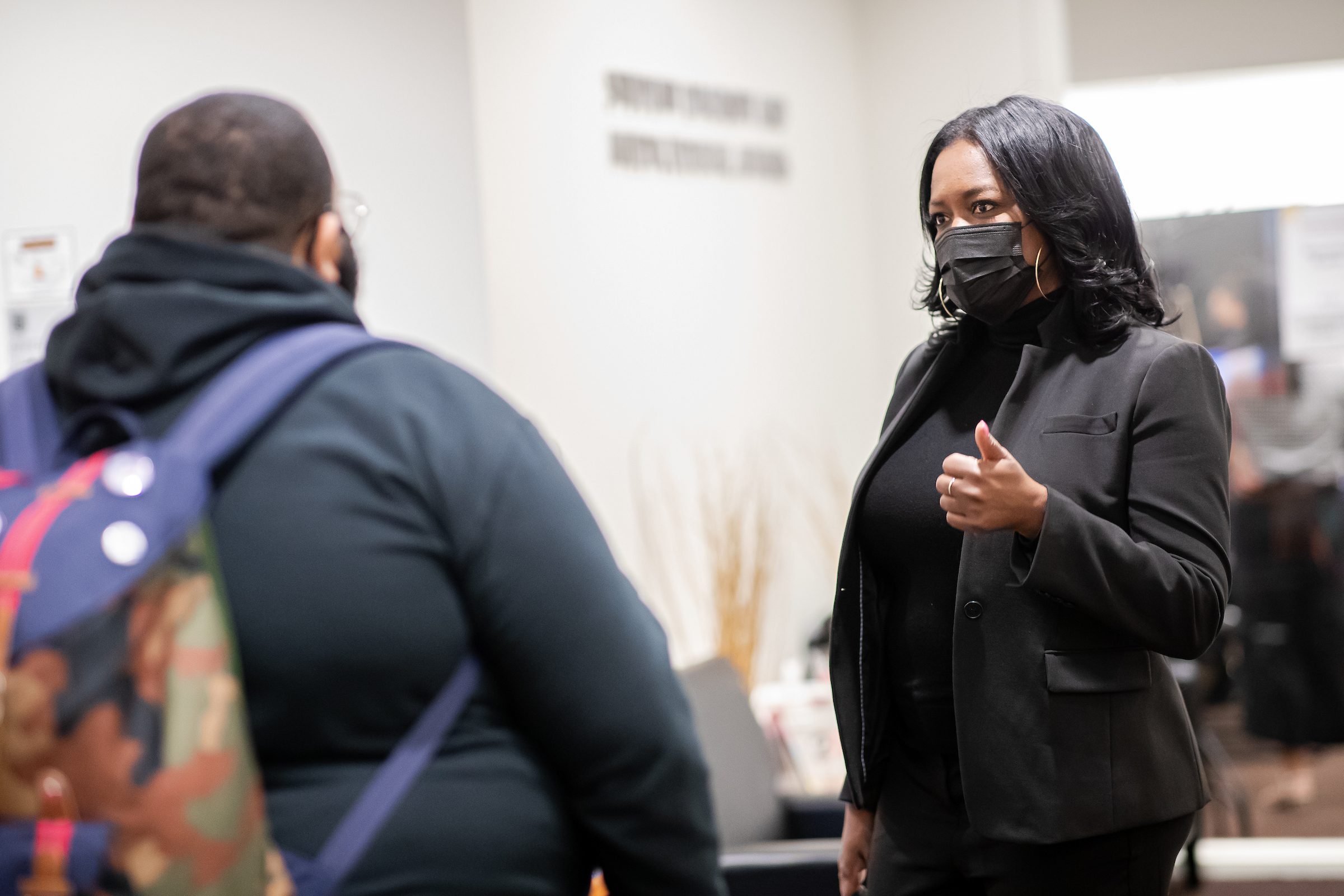 Vice President of the Institute for Diversity, Equity & Inclusion Dominique Jordan Turner. (Photo: Lukas Keapproth)