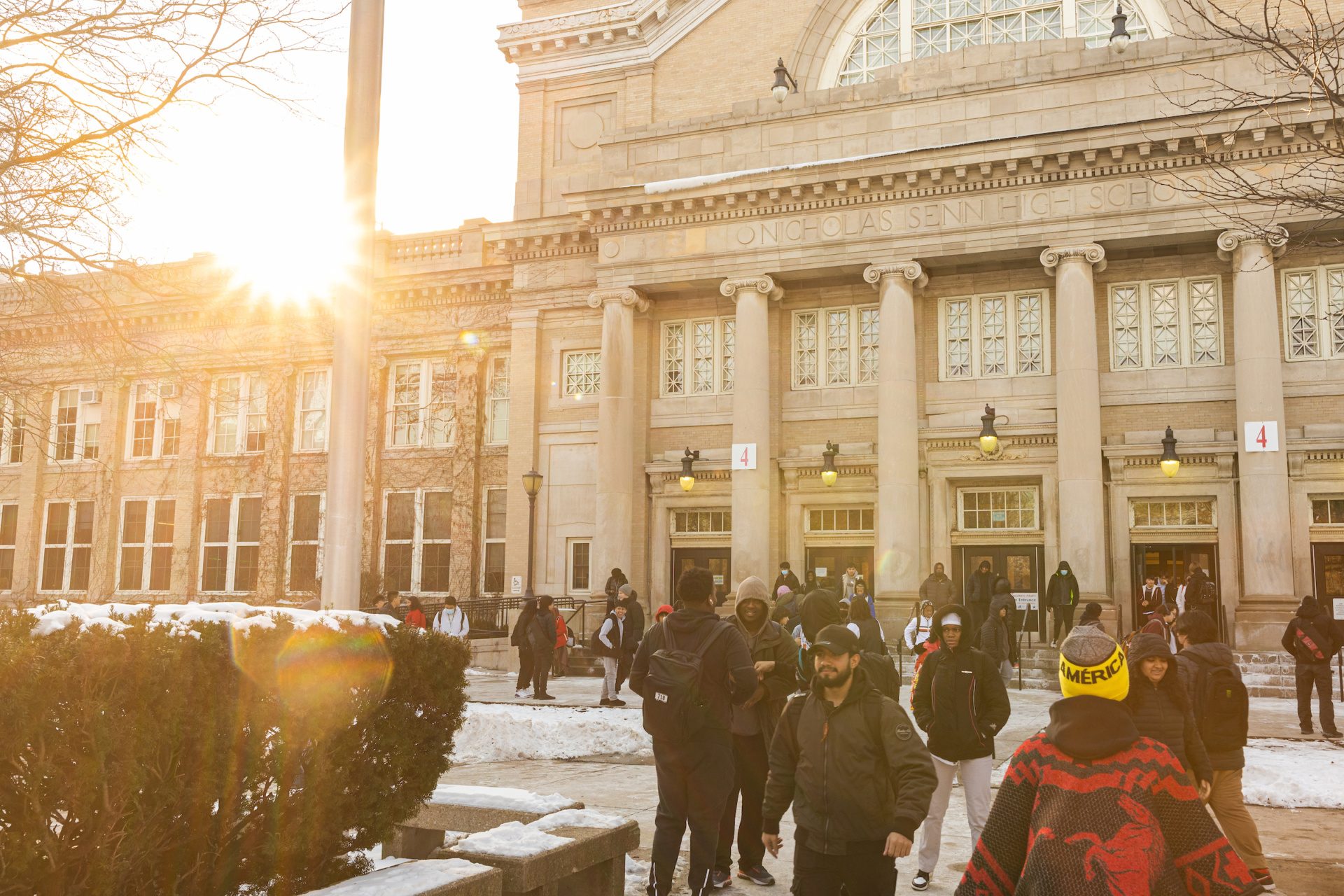 Senn High School in Edgewater on February 2, 2023. (Photo: Lukas Keapproth)