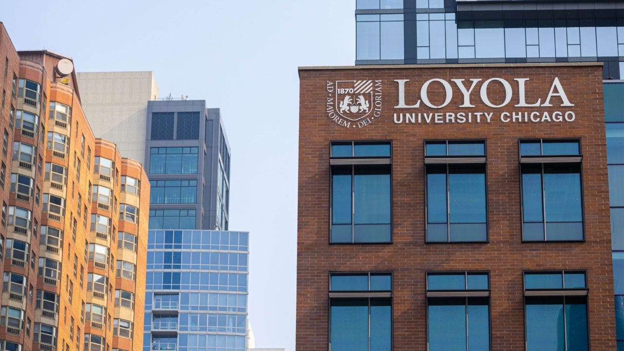 Exterior of the Schreiber Center on the Water Tower Campus.